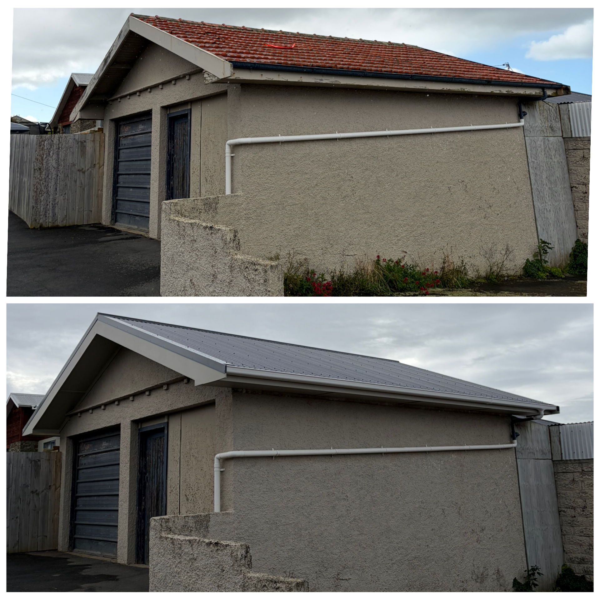 Backyard timber border replacement by Toomey Building, Dunedin